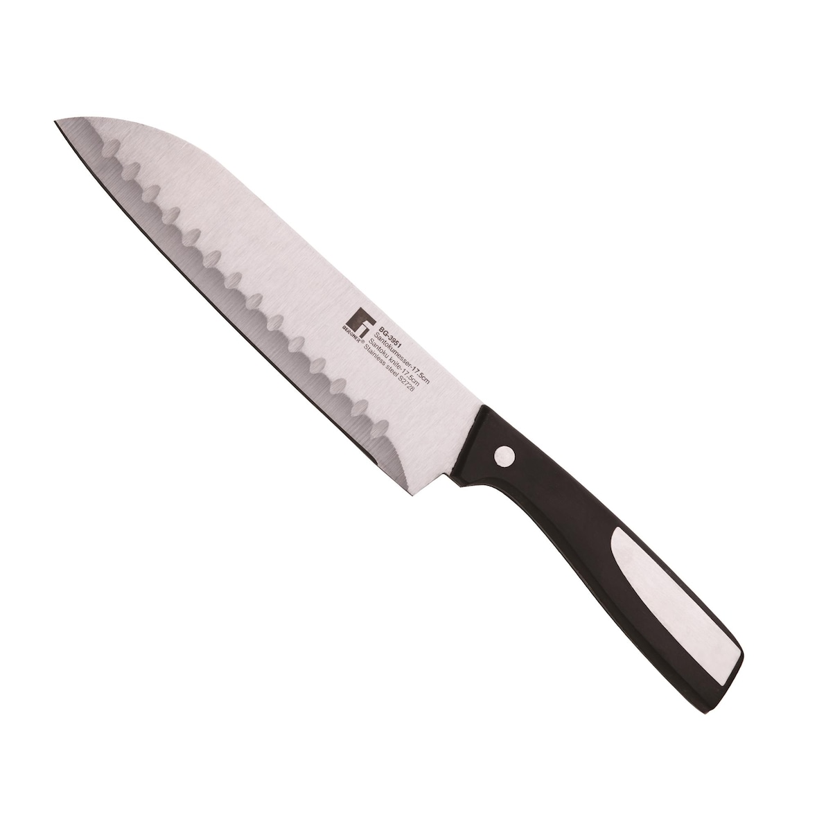 BERGNER Resa - Santoku-Messer, Edelstahl, 17,5 cm