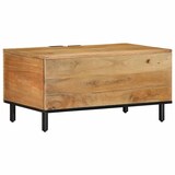 thumbnail of Mesa de centro marrón 80x50x40 cm madera maciza mango