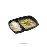 thumbnail of 150x Menüschale, PP, schwarz, zweigeteilt, 800/500ml