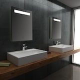 thumbnail of Alpenberger Keramik Aufsatz-Waschbecken mit Nano-Beschichtung- Handwaschbecken Badezimmr