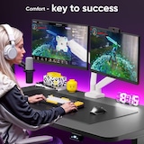 thumbnail of ONKRON Brazo Monitor Blanco para Dos Monitores 13-32", hasta 8 kg por monitor, VESA 100x100, Inclinado y Giratorio, Soporte Doble G160-W Blanco