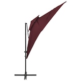 thumbnail of vidaXL Zweefparasol met dubbel dak 250x250 cm bordeauxrood