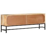 thumbnail of Helloshop26 - Meuble TV multimédia étagère télévision buffet téléviseur salle à manger salon chambre 140 x 30 x 50 cm bois massif de 02_0025918