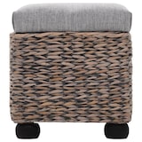 thumbnail of Helloshop26 - Panca pouf sgabello mobile panca 2 pezzi grigio giacinto d'acqua 3002178