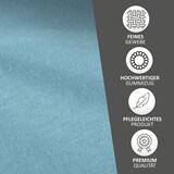 thumbnail of Spannbettlaken Jersey 100% Baumwolle 140-160x200 cm Petrol