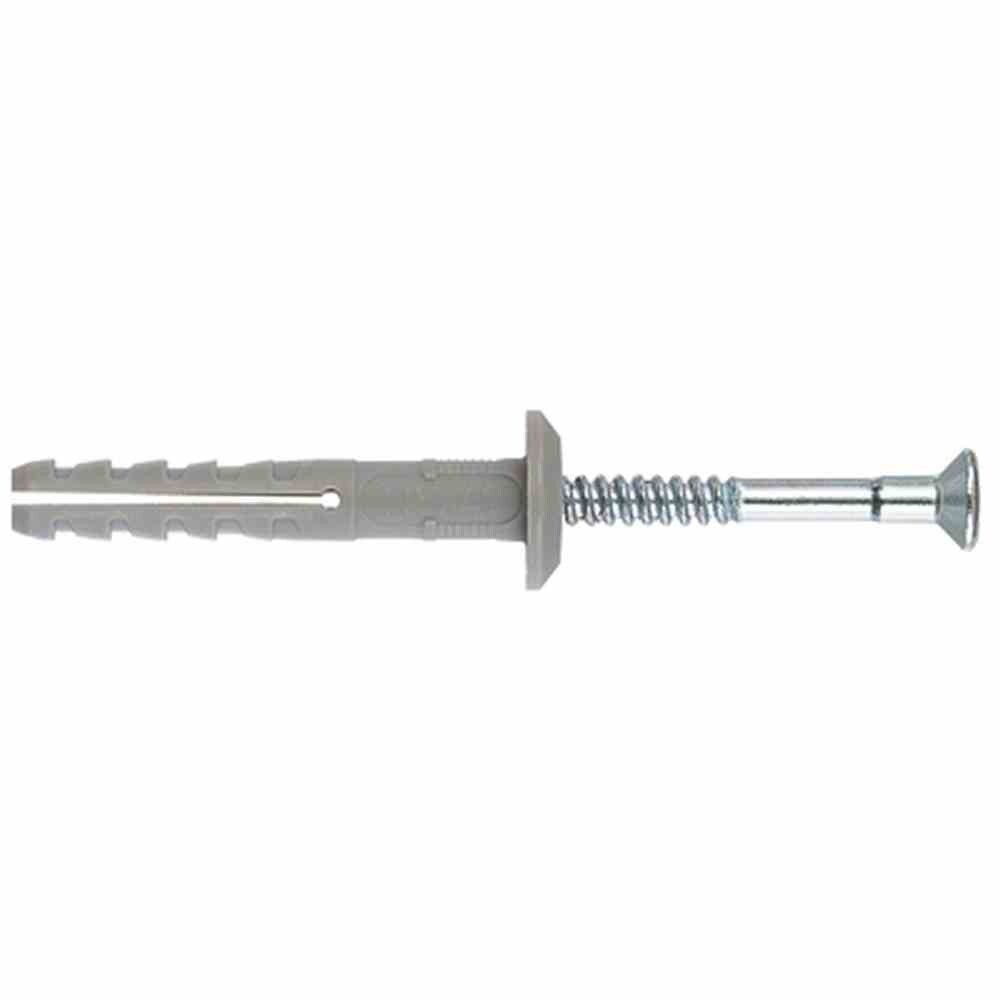 FISCHER N 6 x 40 P N 6 x 40/7 P Nagelplug met paddestoelkop en nagelschroef,