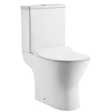 thumbnail of Argos Wc Inodoro Completo Redondo | Blanco Brillo | Inodoro Tanque Bajo Rimless con Cisterna y Asiento Caída Amortiguada