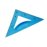 thumbnail of LIDERPAPEL - Juego Escuadra 10 cm Cartabón 14 cm Regla 30 cm y Semicírculo Flexible en Funda. Colores