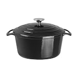 thumbnail of Grote zwarte ronde ovenschaal Vogue