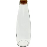 thumbnail of Serveerfles van glas met kurk - 500 ml - 4 Stuks