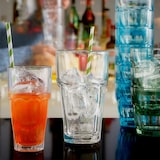 thumbnail of Bormioli Rocco Juego de 36 Vasos Rockbar de cristal, Transparente, 37cl