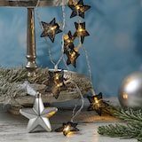 thumbnail of LED Lichterkette  Sterne Dekolichterkette Weihnachten 0,9m schwarz