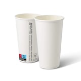 thumbnail of Pappbecher (beschichtet) 500 ml / 20 oz, Ø 90 mm, weiß, 1000 Stück