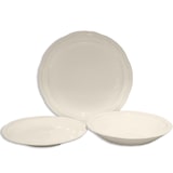 thumbnail of EME Mobiliario Juego Vajilla Florencia Crema fabricado en gres vitrificado 18 piezas