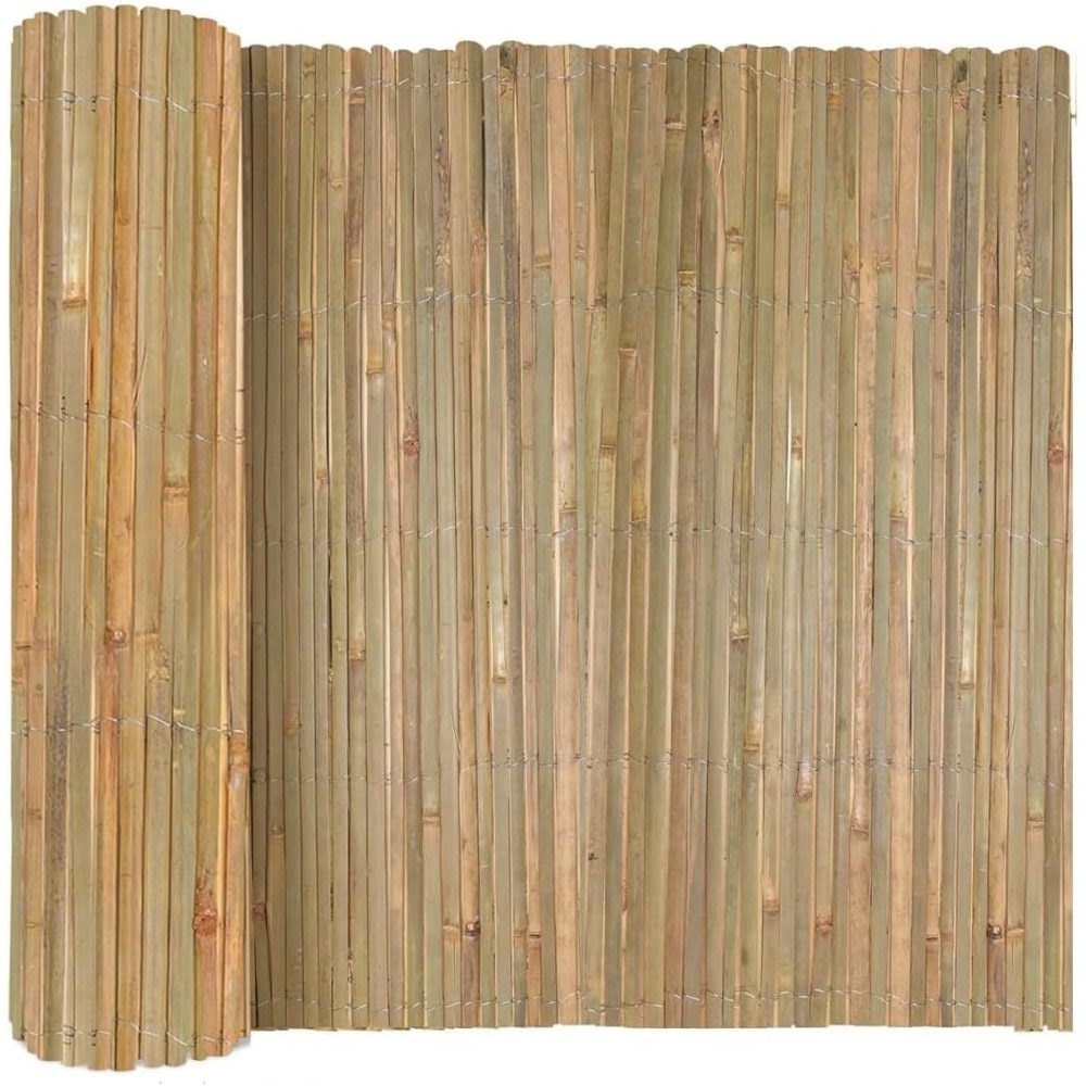 Malla de sombreo Valla de Protección Bambú Natural 100x300cm – 1x3 Metros COSHANO