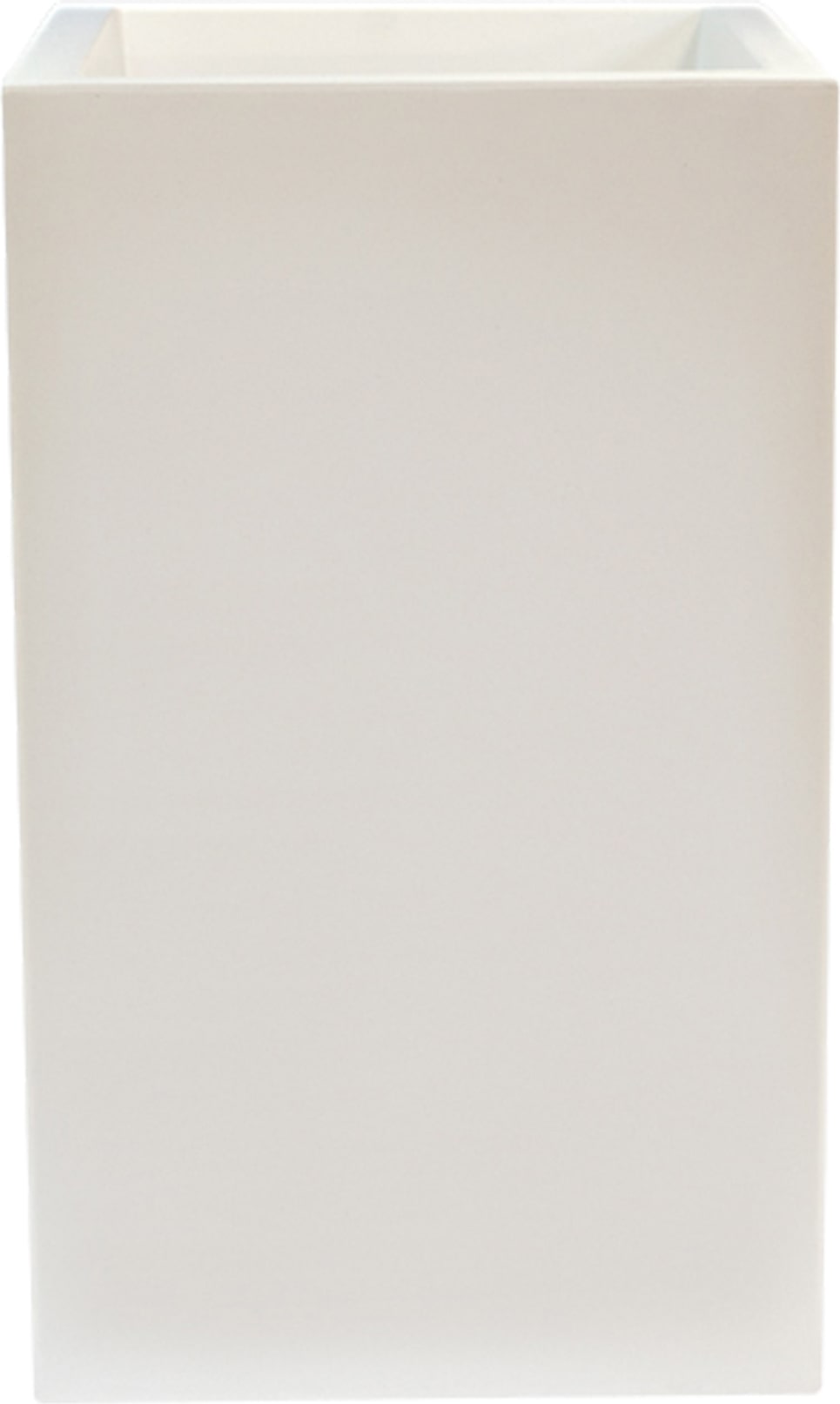 WellHome - "Huesca Collection" Blumentopf 35x80cm Weiß