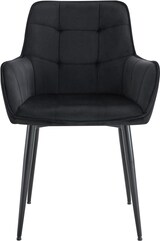 thumbnail of Esszimmerstuhl BOKEL - Kunststoff Schwarz 58x62x86 cm | Essstühle Esszimmerstühle Küchenstühle Wohnzimmerstühle