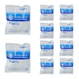 thumbnail of Relaxdays Kühlpack zum Knicken, 10er Set, Sofort Kältekompresse, HxB: 14,5 x 12,5 cm, für Sport & unterwegs, weiß/blau