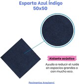 thumbnail of Loseta de moqueta báltica azul índigo 50 x 50 cm / caja 40 uds. - 10m² / oficina / salón / hogar / comercio / tienda
