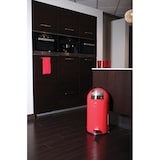 thumbnail of PROREGAL Stilvoller eleganter Abfalleimer mit starkem Fußpedal und verzinktem Inneneimer | 33 Liter, HxBxT 70x38x37,5cm | Rot