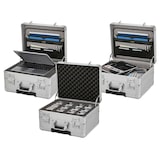 thumbnail of Alumaxx Multifunktions Koffer Alu Fotokoffer mit individueller Polsterung 2 Fächer Trolley Pilotenkoffer Aktenkoffer mit Rollen