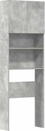 thumbnail of vidaXL Waschmaschinenschrank Betongrau 64x24x190 cm Holzwerkstoff