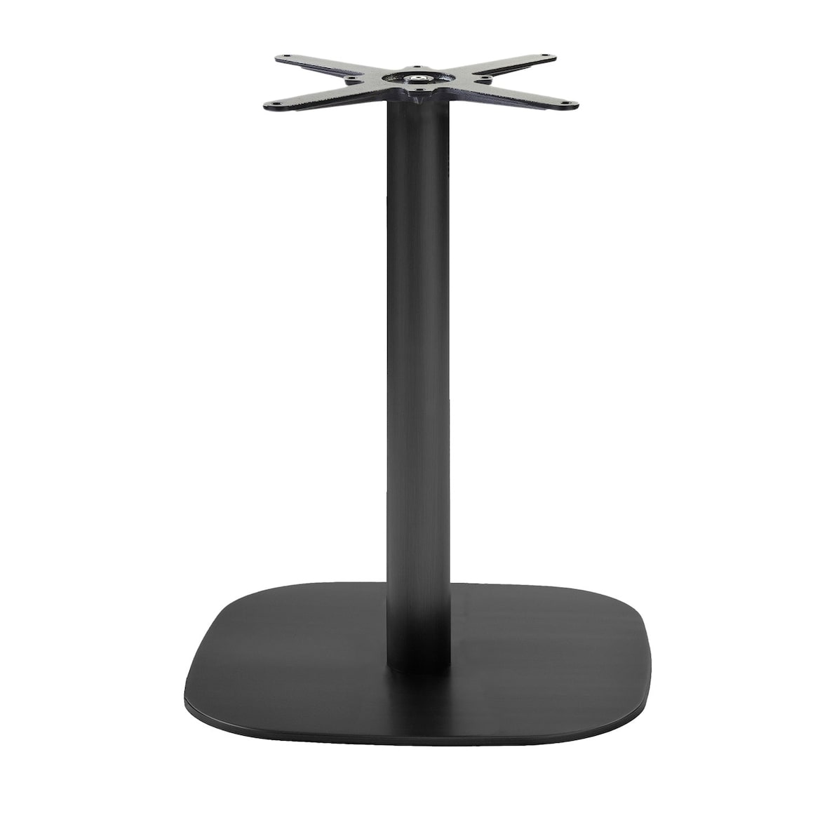 Restootab - Piétement pour table rectangulaire, modèle Round noir