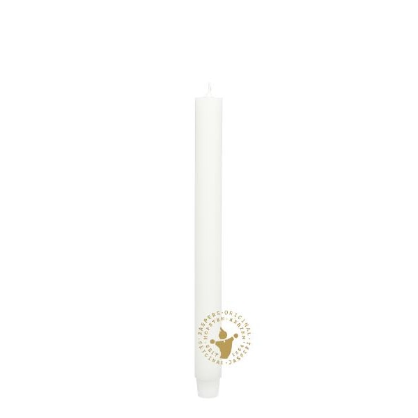 Durchgefärbte Stabkerzen hell-elfenbein 185 x 26 mm, 20 Stück