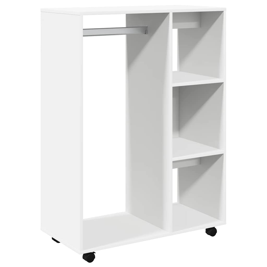 vidaXL Kleiderschrank Weiß 80x40x110 cm Holzwerkstoff
