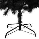 thumbnail of vidaXL Kunstkerstboom met standaard 180 cm PVC zwart