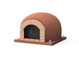 thumbnail of MF - Forno a Legna da Esterno in Muratura Modello STROMBOLI (Bordeaux - 80 x 80 x 72 cm) – Isolato con Sughero e 3 Coperte in Ceramica