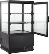thumbnail of GastroHero Kühlvitrine ECO – 58 Liter, schwarz, mit LED-Beleuchtung und 2 höhenverstellbaren Rosten, energiesparend, ideal für Gastronomie & Verkauf