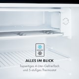 thumbnail of Delaware Kühlschrank 75 Liter 4-Liter-Gefrierfach Kompression Schwarz