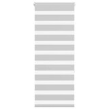 thumbnail of vidaXL Doppelrollo Hellgrau 60x150 cm Stoffbreite 55,9 cm Polyester