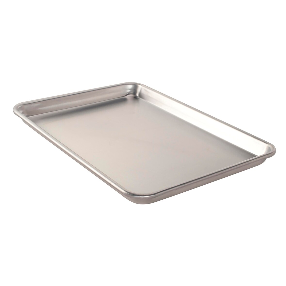 nordic ware - Teglia da forno in allumino con fodno liscio, misura: Jelly Roll - colore: argento