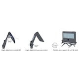 thumbnail of Holofote Solar 5.26W 1000Lm LED Ângulo de feixe 120° ASLO