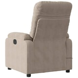 thumbnail of vidaXL Massagesessel Taupe Mikrofasergewebe