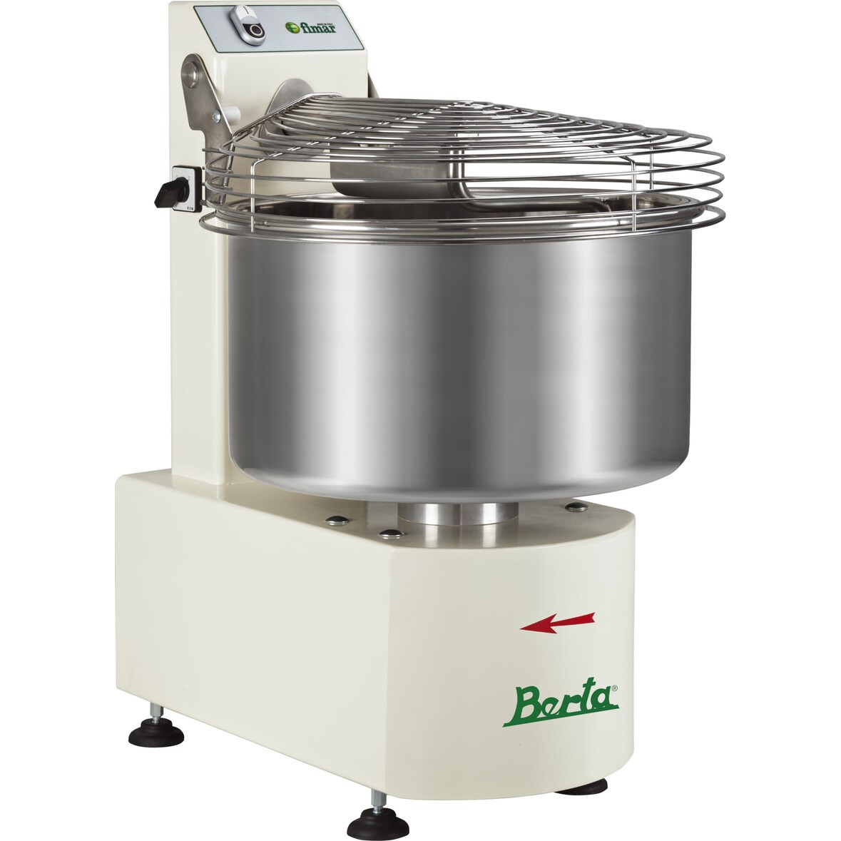 Impastatrice per impasti a bassa idratazione, Fimar, con vasca da lt.32, capacità d'impasto 25 Kg, velocità 23 giri/min, V.400/3, mod.BERTA25/T