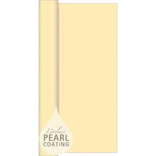 Sovie HORECA Tischdeckenrolle Creme mit Pearl Coating (wasserabweisend) 120 cm x 25 m, 1 Stück