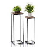 thumbnail of Blumensäulen Set B 25 u. 20 H 78 u. 67 cm Blumen Hocker Pflanzenständer quadratisch