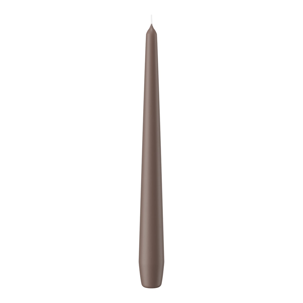 Spitzkerzen Taupe 250 x Ø 25 mm, 8 Stück