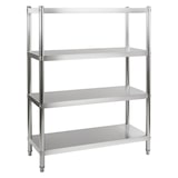 thumbnail of Helloshop26 - Professionele roestvrijstalen keukenplank 4 planken 120 x 48 cm max. 600 kg 3614119