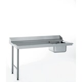 thumbnail of Tournus Standaard-aanvoertafel 1100mm lang met wastafel 400x400mm. Rechts inhangbaar - past op alle modellen van doorschuifvaatwassers.