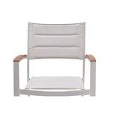 thumbnail of METRO PROFESSIONAL stapelstoel met armleuningen Lynx, aluminium/synthetische stof, zilver