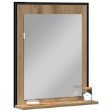 thumbnail of vidaXL Badezimmer Spiegel mit Regal Eiche handwerklich 50 x 12 x 60 cm