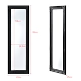 thumbnail of Helloshop26 - Miroir mural 132 x 42 x 3,5 cm noir 03_0007910