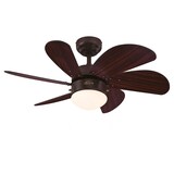 thumbnail of Deckenventilator Turbo Swirl Espresso 76 cm mit Licht 76
