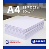 thumbnail of BALSAT | Paquete Folios DIN A4 500 hojas/paquete 80 g/m² | Blanco vivo|2 paquetes