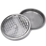 thumbnail of Danieli Store | Cenicero de pie redondo | Cenicero exterior negro con papelera | Ceniceros con tapa de rejilla y cubo de basura extraíble