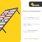 thumbnail of Somier con Patas Descansin | 105x190 cm | Materiales Resistentes | Silencioso | Gran Transpirabilidad